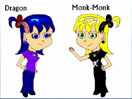 Monk-Monk and Dragon