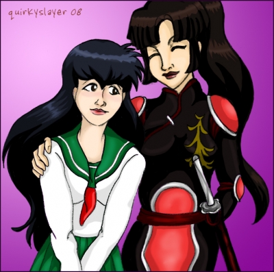 Drawble - Sango and Kagome