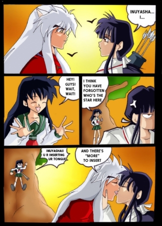 Inuyasha And Kagome Kiss