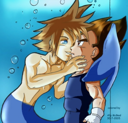 merman saves saiyajin