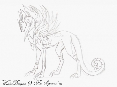 Sketch: Winter Dragon