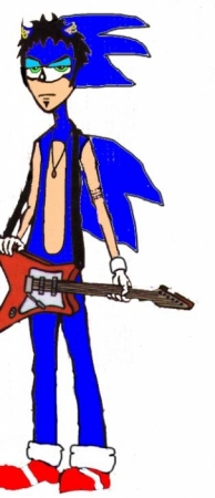 Trent as Sonic the Hedgehog