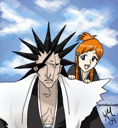 Orihime and Kenpachi Drawble