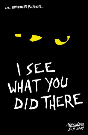 Cats See What You Did There