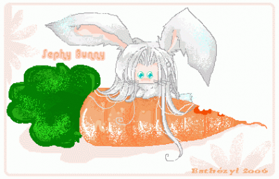 Sephiroth chibi bunny XD