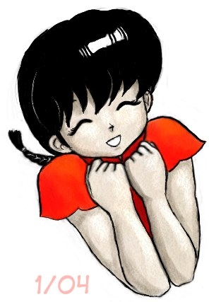 Ranma being cute