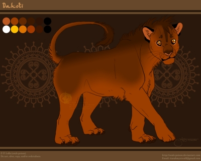 Dahoti Reference Sheet - Cub