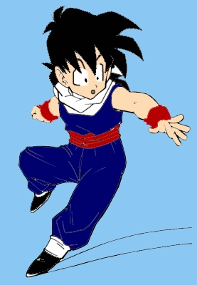 Gohan - colored line art