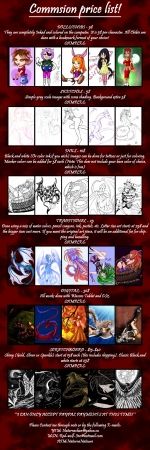 My current commission list