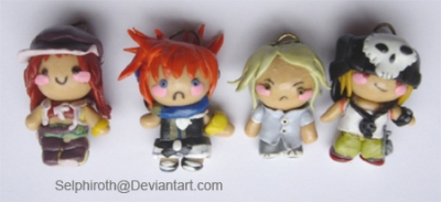 TWETY clay charms