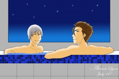 Aizen X Gin: Bath Time