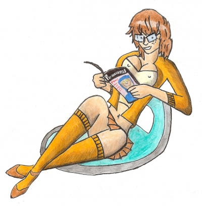 Velma reading