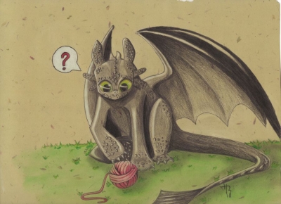 Toothless Playing