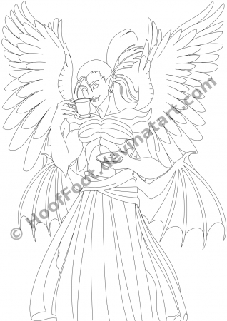 Kefka Palazzo lineart