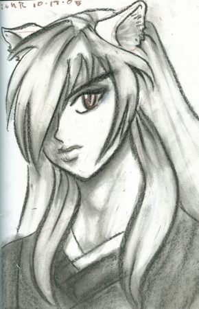 Inu Yasha (charcoal)