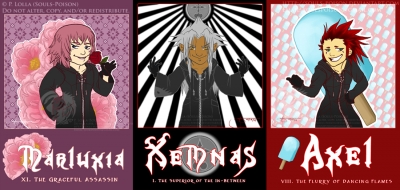 Organization XIII Badges