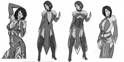 Commission sketches: Mari