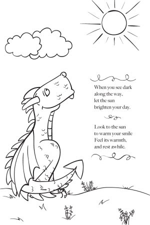 PD Coloring Book - Dragon