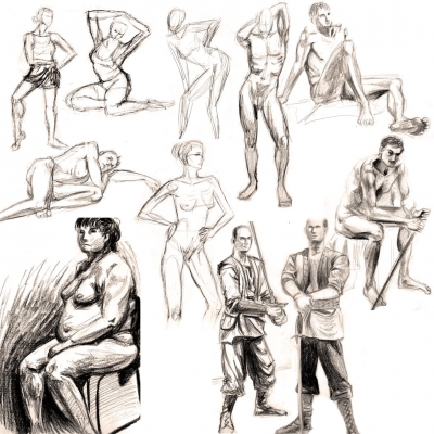 Freelance life drawing