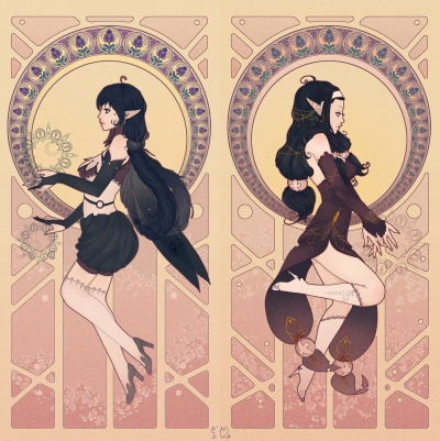 Art Nouveau Couple