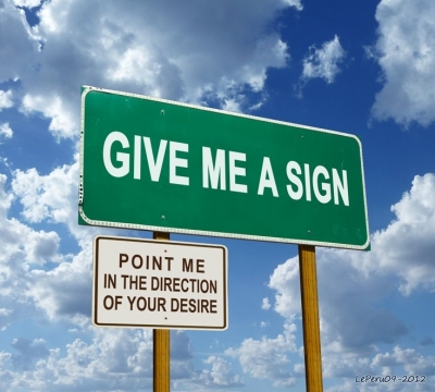 Give me a Sign, cover art