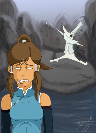 Korra meets Excalibur