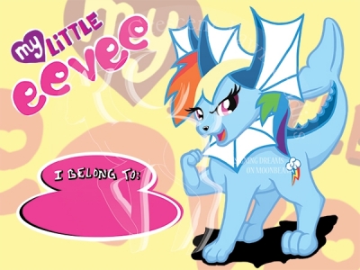 Rainbow Dash the Vaporeon