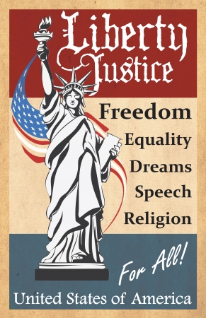 Liberty and Justice Poster