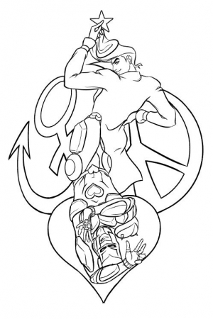 Diamond is Unbreakable Lineart