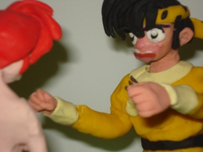 Ranma and Ryoga (stopmotion)