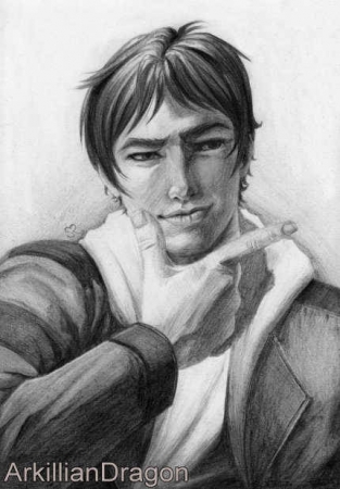 Lance in graphite.