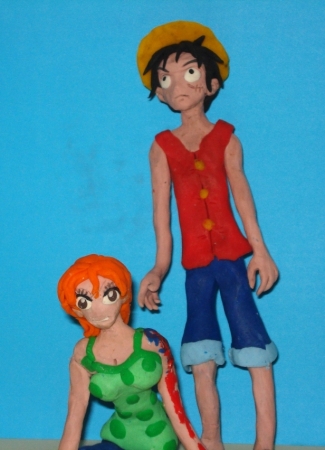 One Piece Nami and Luffy