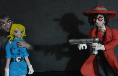 Hellsing, Alucard saves Seras 