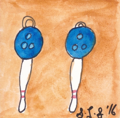 Earring Concept: Bowling