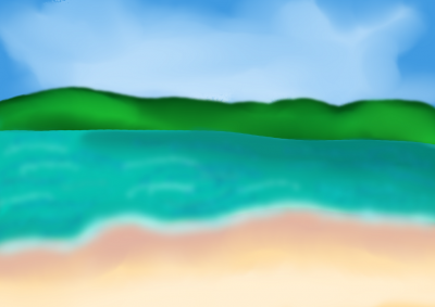 Beach and Valley Sketch
