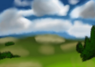 grassland sketch