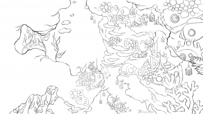 City of Lost Songs Lineart