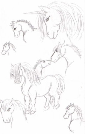 Horsey doodles