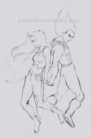 Vegeta and Bulma