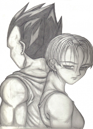 Vegeta and Bulma