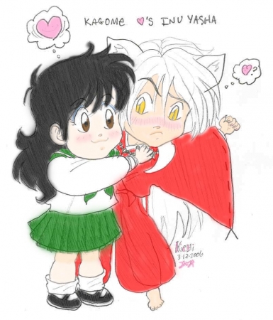 Chibis- Kagome loves Inu Yasha