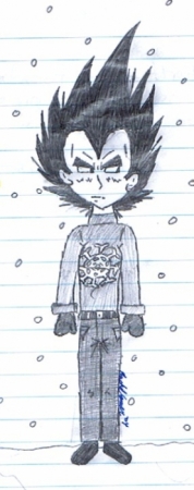 Vegeta In The Snow