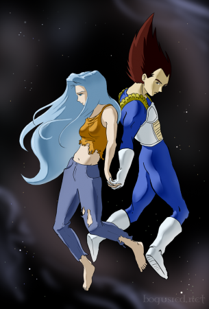 Vegeta and Bulma