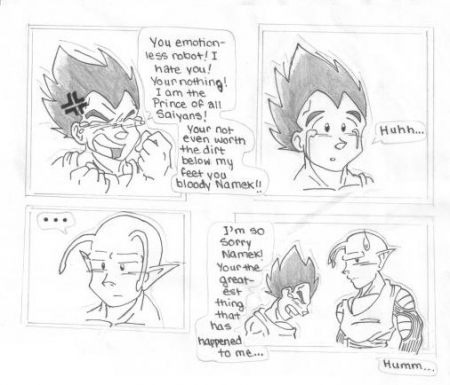 Vegeta and Piccolo - Comic