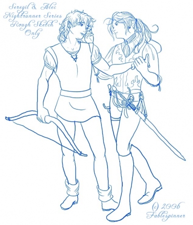 (fanart) Alec &#38; Seregil Rough