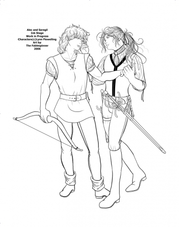 (fanart) Alec &#38; Seregil INKS