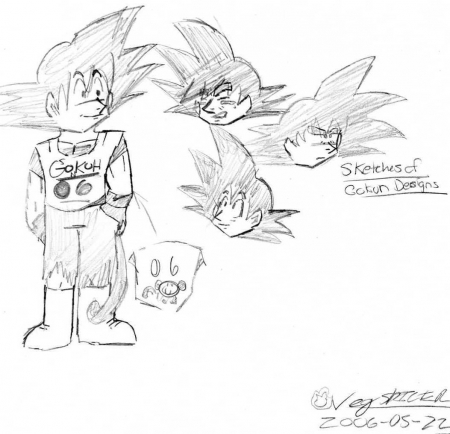 Sketches of the Good Saiyajin