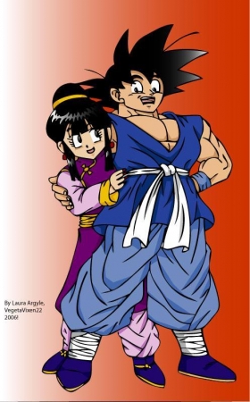 Goku and Chi Chi