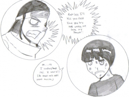 Neiji and Rock lee