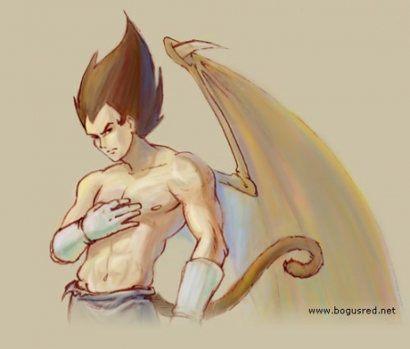 Paper Demon 7 (Vegeta)